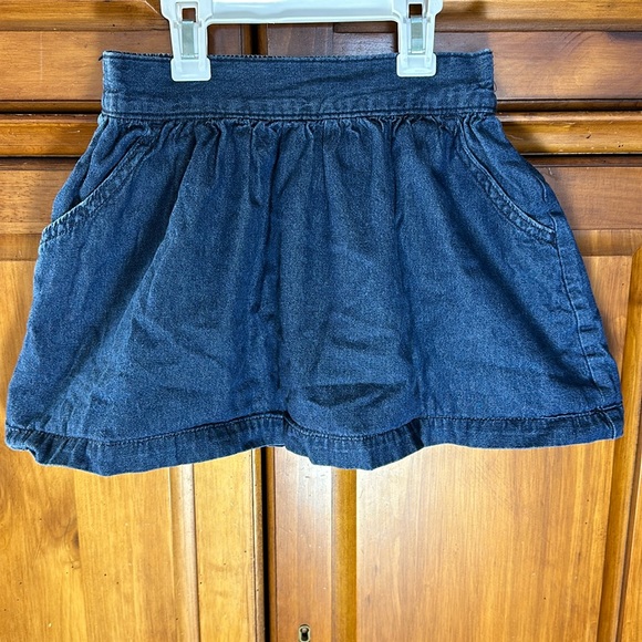 Cherokee Girls Navy Denim Skirt - Picture 1 of 2